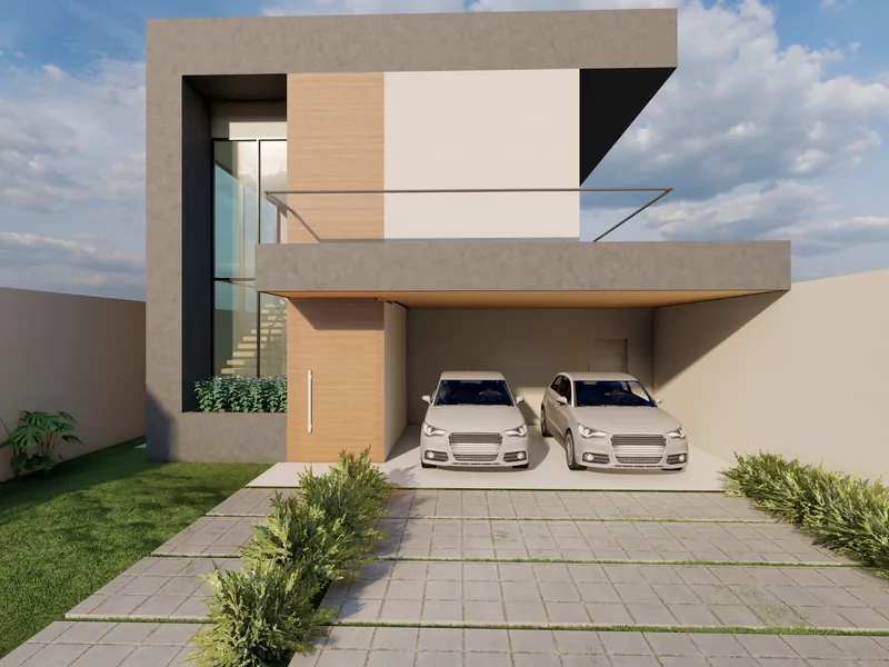 Casa de 150 m² com 3 quartos e garagem