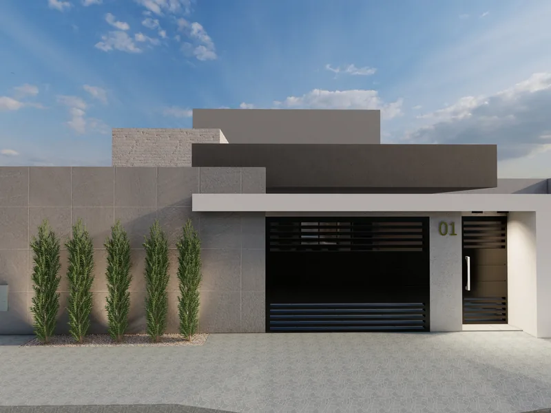 Casa térrea de 45 m² com 2 quartos