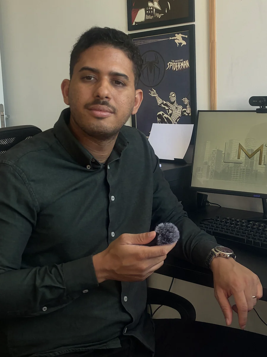 Matheus Lopes Marinho, engenheiro responsável da LMPR Engenharia